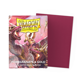 dragon-shield-standard-matte-dual-pomegranate-gold-100-sleeves